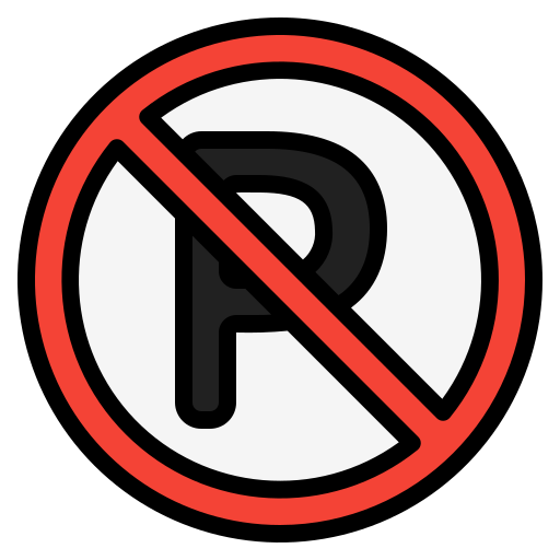 no estacionar icono gratis