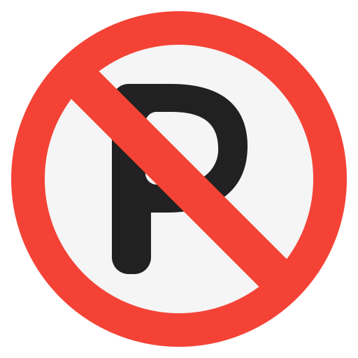 no estacionar icono gratis