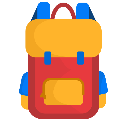 mochila icono gratis