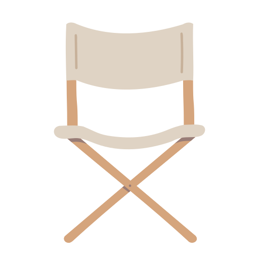 chaise de camping Icône gratuit