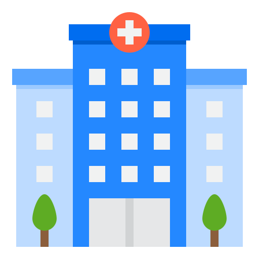 Hospital srip Flat icon