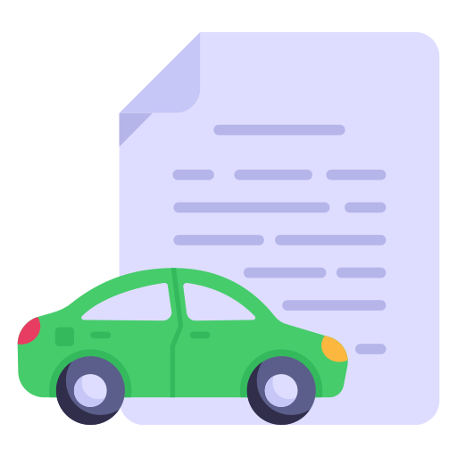 seguro de auto icono gratis