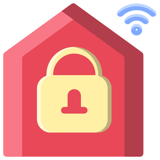seguridad de casa icono gratis