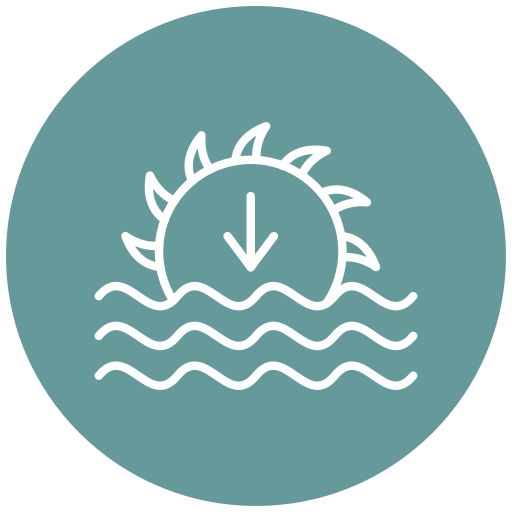 atardecer icono gratis