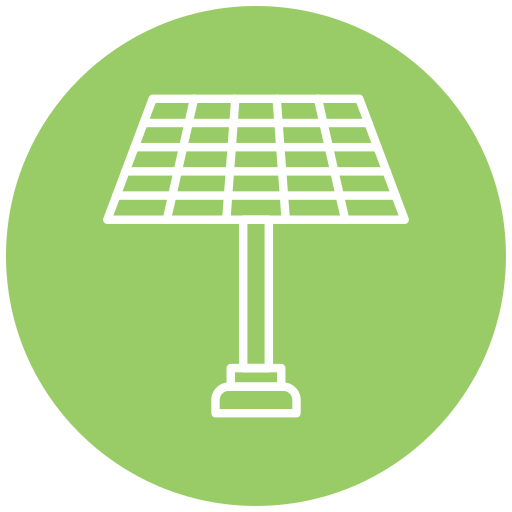 energía solar icono gratis