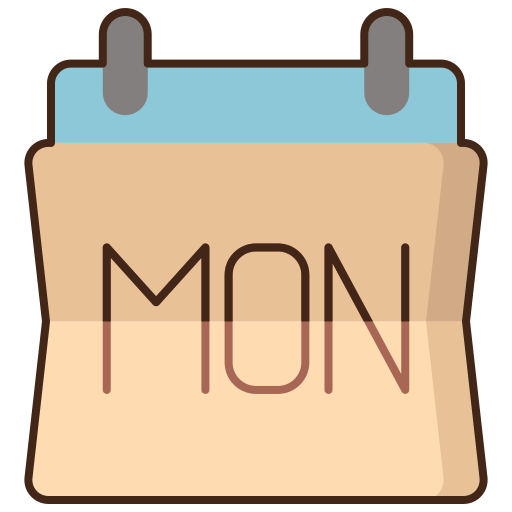 Monday Flaticons Flat icon