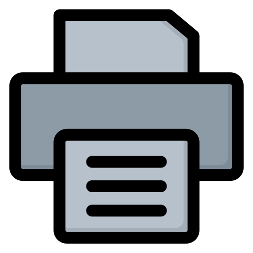 Printer Generic Outline Color icon