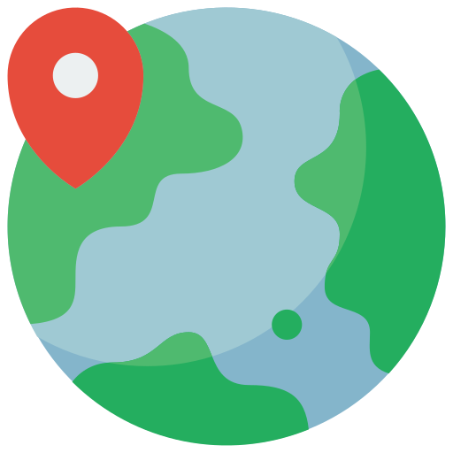 Earth - Free maps and location icons
