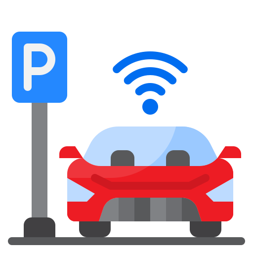 Parking car free icon Parking car free icon