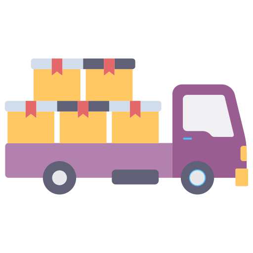 camión de mudanzas icono gratis