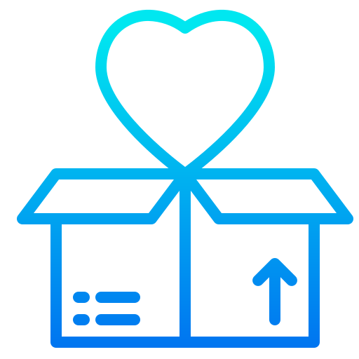 Delivery box - Free love and romance icons