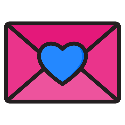 Mail srip Lineal Color icon