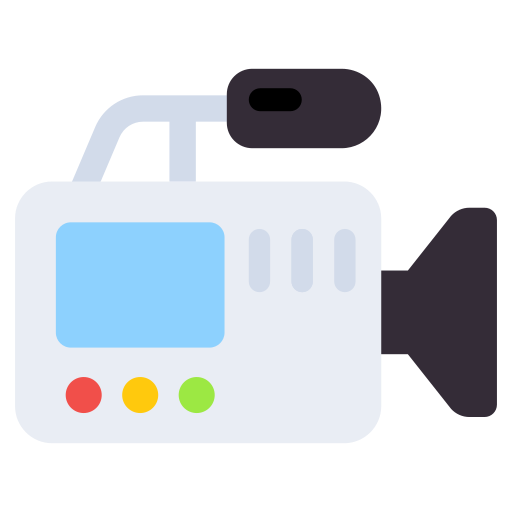 camara de video icono gratis