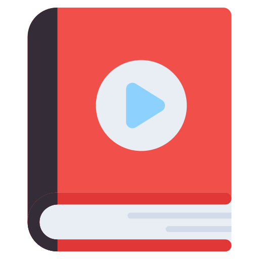 tutoriales en vídeo icono gratis