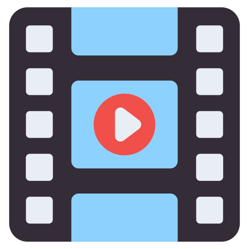 carrete de película icono gratis