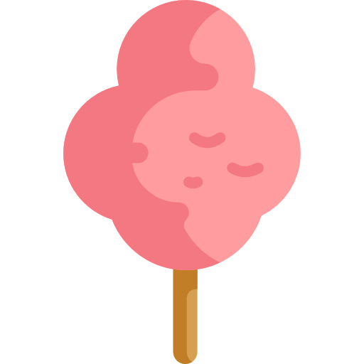 Cotton candy Special Flat icon