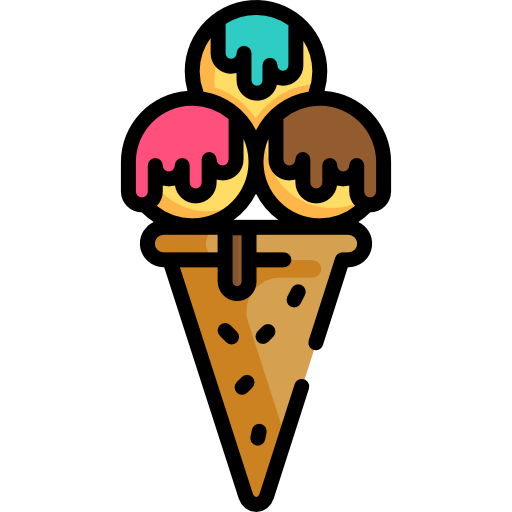 Ice cream Special Lineal color icon