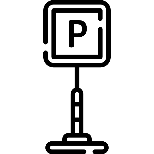 señal de estacionamiento icono gratis