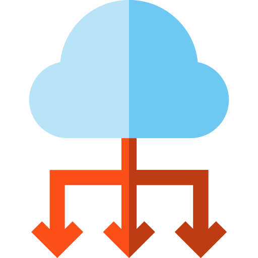 computación en la nube icono gratis