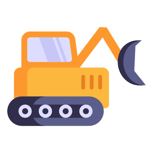 excavadora icono gratis