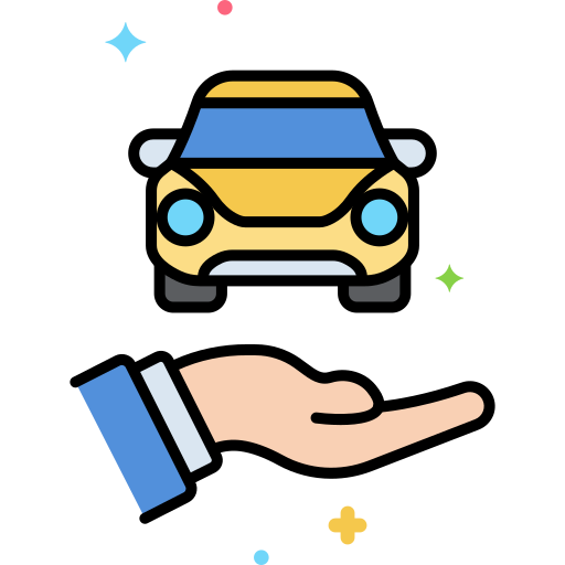 seguro de auto icono gratis