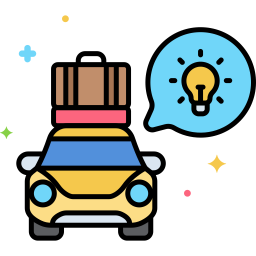 voyage en voiture Icône gratuit