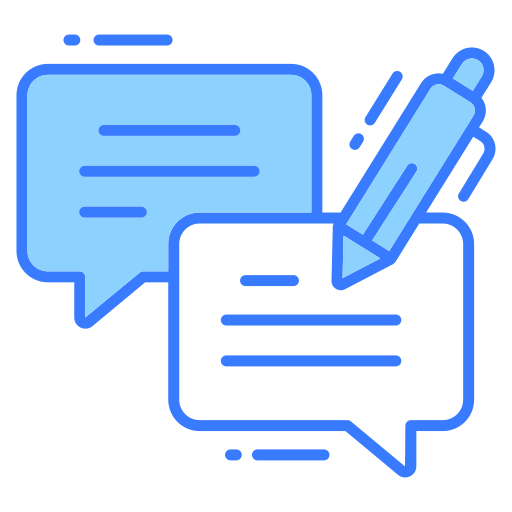 reseñas icono gratis