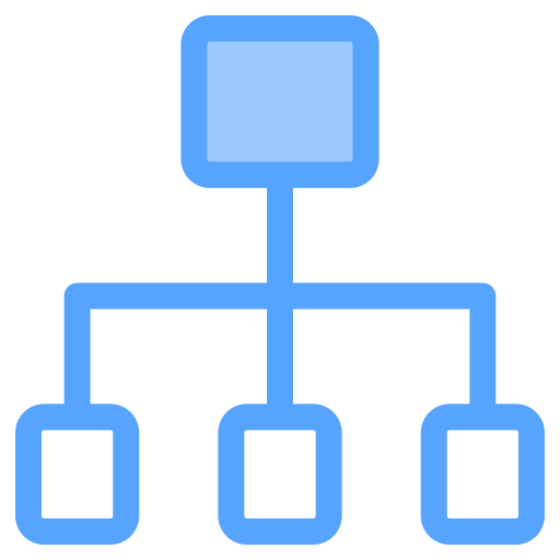 estructura de organización icono gratis