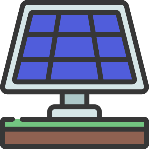 panel solar icono gratis