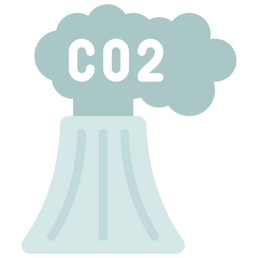 CO2 cloud free icon CO2 cloud free icon