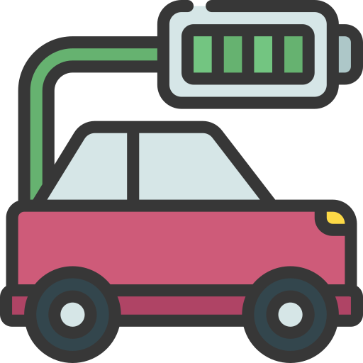 Electric car Juicy Fish Soft-fill icon