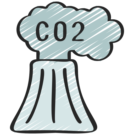 nube de co2 icono gratis