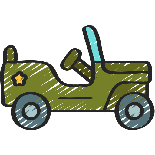 jeep militar icono gratis