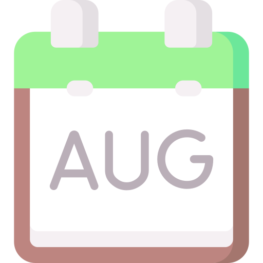 agosto icono gratis