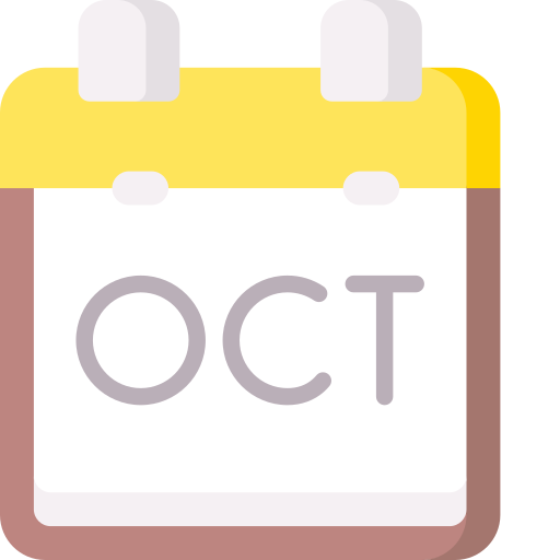 octubre icono gratis