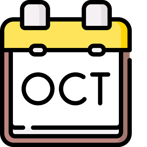 octubre icono gratis