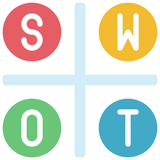 Swot 분석 - 무료 비즈니스 및 금융개 아이콘