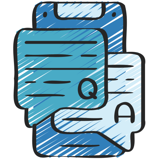 Question and answer free icon Question and answer free icon