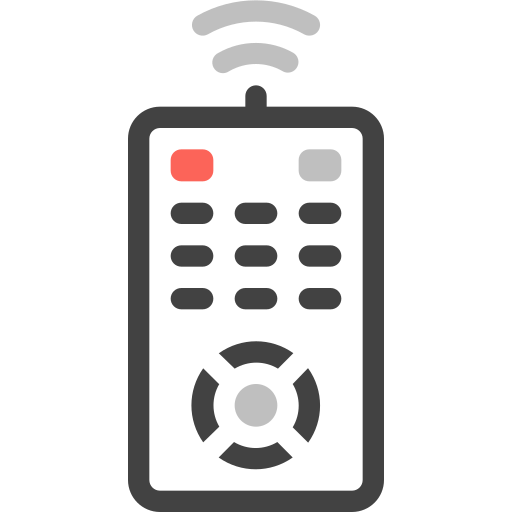 Remote Generic Outline Color icon