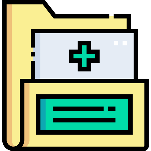 carpeta medica icono gratis