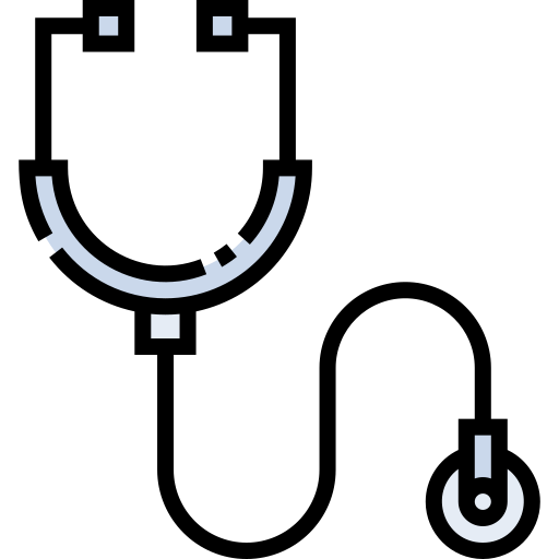 Stethoscope Detailed Straight Lineal color icon