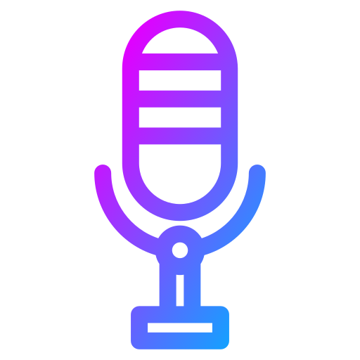 Mic Generic Gradient icon