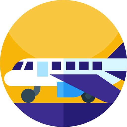 Airplane free icon
