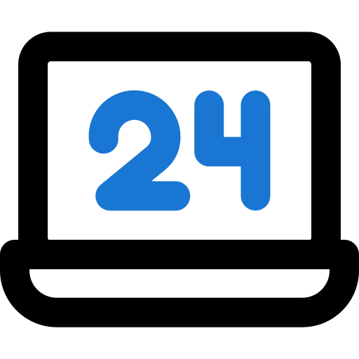 24 stunden kostenlos Icon 24 stunden kostenlos Icon
