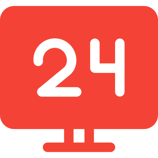 24 hours free icon 24 hours free icon