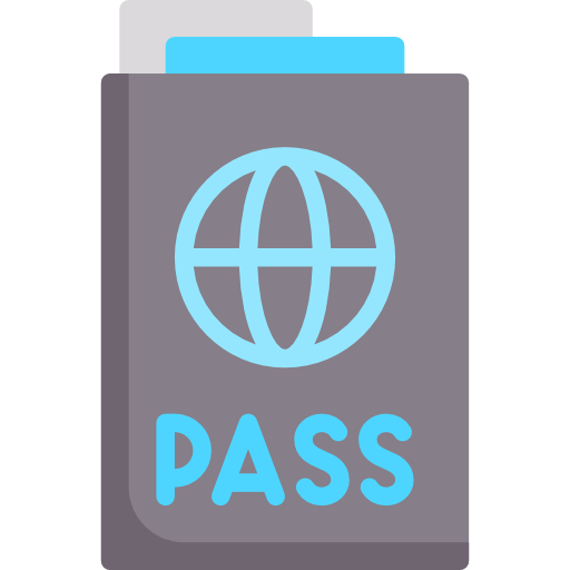 pasaporte icono gratis