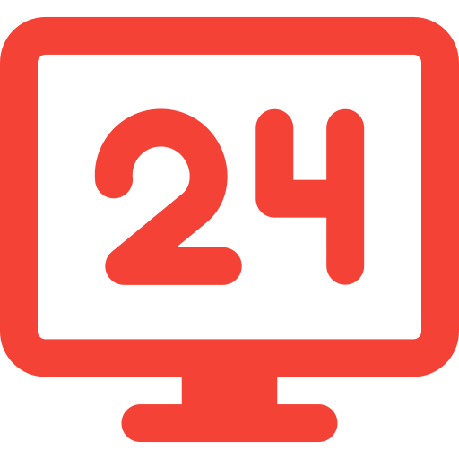 24 hours free icon