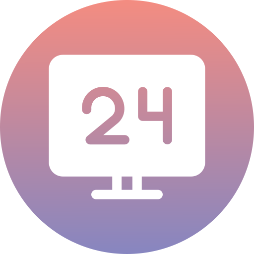 24 horas icono gratis