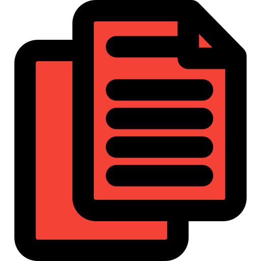 Document Generic Outline Color icon