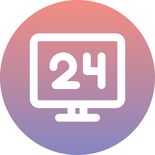 24 stunden kostenlos Icon